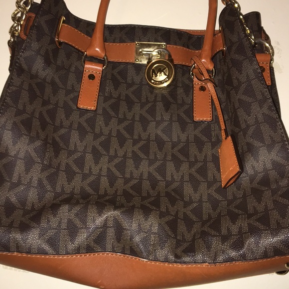 Nouveau Hamilton Large Logo and Leather Satchel - Picture 4 of 6